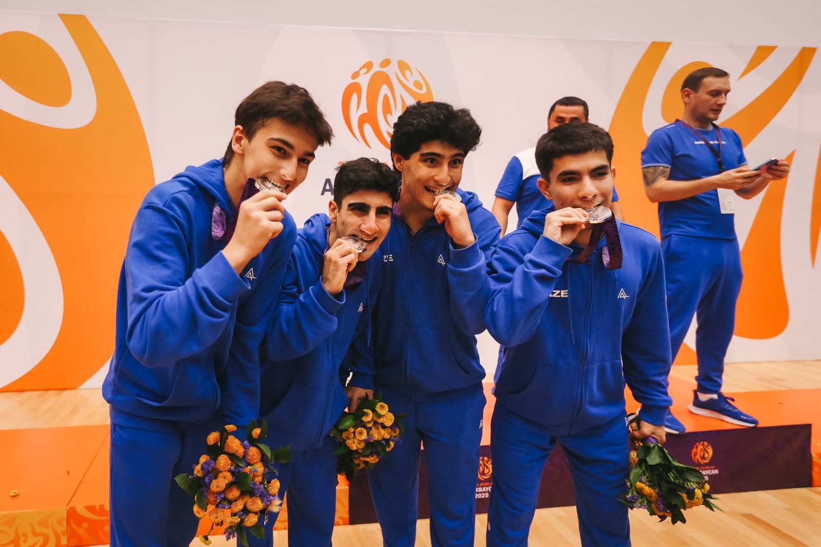 III MDB Oyunları: Batut gimnastikası üzrə komandamız gümüş medal qazandı